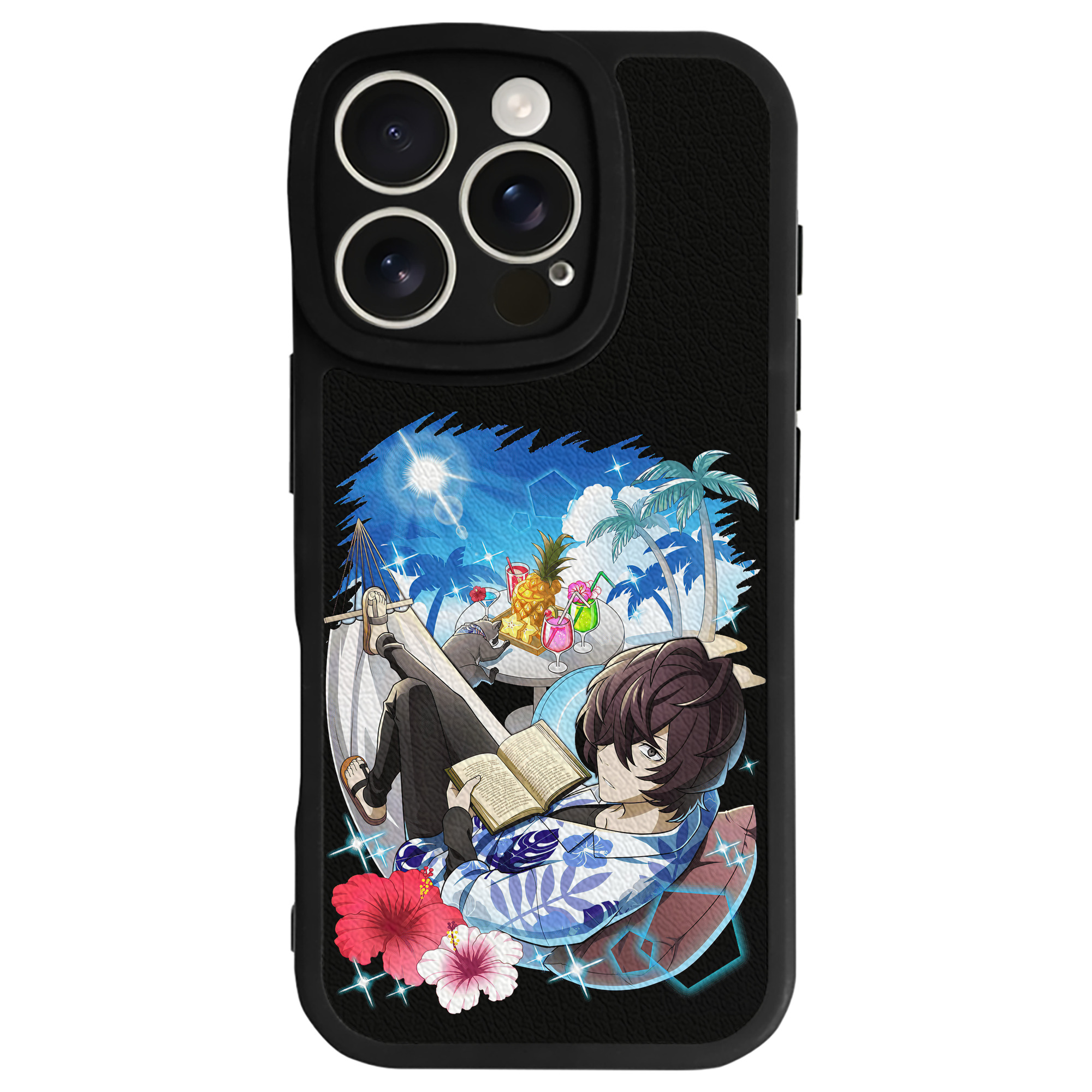 （画像用） 文豪ストレイドッグス Bungo Stray Dogs 【iPhone 16シリーズ対応】シリコンスマホケース（レザー調） 材質：シリコン